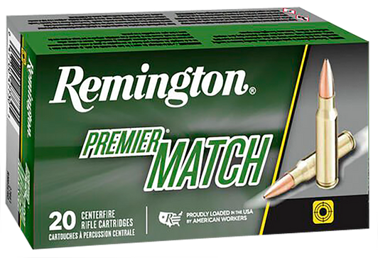 Remington Premier Match 6.5mm Creedmoor 140 Grain Barnes Open Tip Match Boat-Tail - Rifle Ammo - 20RD Box - 27661