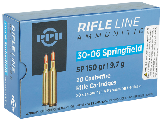 PPU PP30061  30-06 Springfield 150 Gr Soft Point SP - 20RD Box