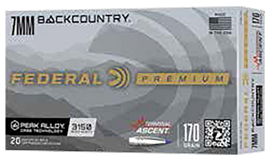Federal Premium 7MM Backcountry 155gr Terminal Ascent - P7BCTA1 - 20rd