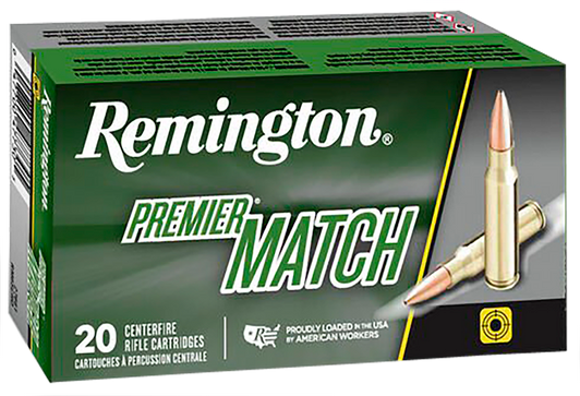 Remington Ammunition Premier, Rem 21485 Rm308w7   Matchking 168 Bthp       20/10