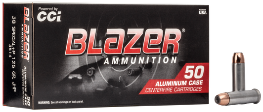 Cci Blazer, Cci 3514    Blazer S 38s+p    125 Jhp        50/20