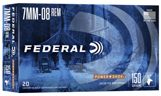Federal Power-shok, Fed 708cs          7mm08   150 Sp            20/10