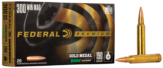 Federal Premium, Fed Gm300wm        300     190 Bthp          20/10