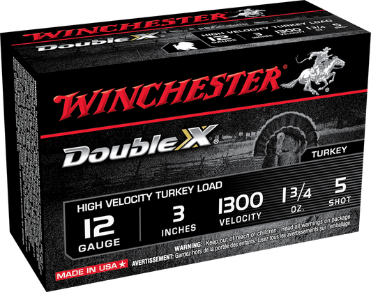 Winchester Ammo Double X, Win Sth1235  Suprm-hv Trk 12 3in  5sh 1.75   10/10