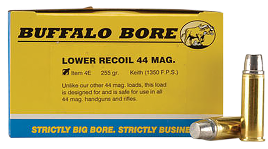 Buffalo Bore Ammunition Low Recoil, Bba 4e/20     44rm        255 Cst Low Recl   20/12