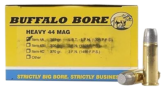 Buffalo Bore Ammunition Heavy, Bba 4a/20     44rm        305 Lbt Cast       20/12
