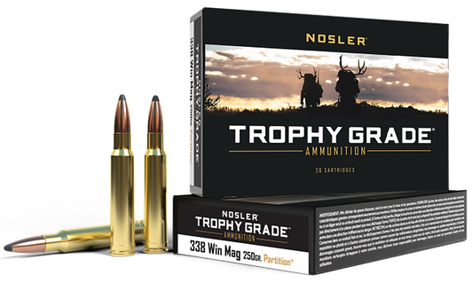 Nosler Trophy Grade, Nos 60082 Trophy 338win   250 Pt             20/10