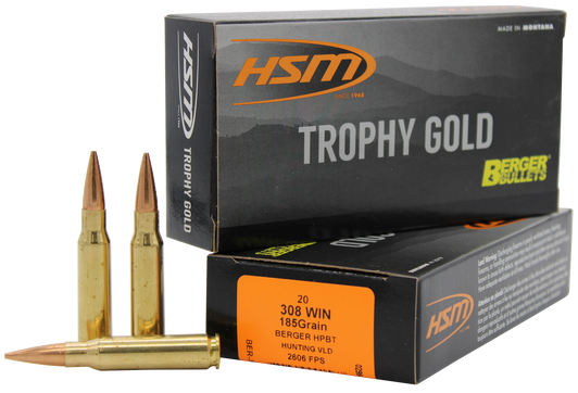 Hsm Trophy Gold, Hsm 308185vld    308     185 Hpbt Vld        20/25