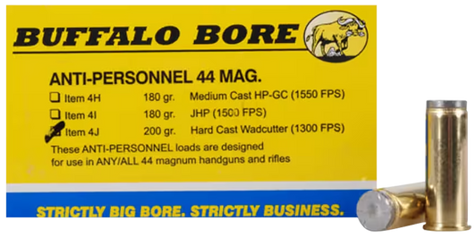 Buffalo Bore Ammunition Anti-personnel, Bba 4j/20     44rm        200 Hc Wc Ap       20/12