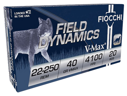 Fiocchi Field Dynamics, Fio 22250hvb  22250       40 Vmax            20/10