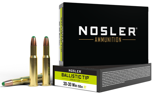 Nosler Ballistic Tip, Nos 40065 Trophy 30-30    150 Rnbt           20/10