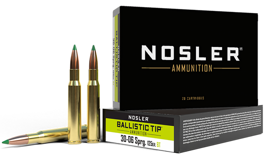 Nosler Ballistic Tip, Nos 40068 Trophy 3006     125 Bt             20/10