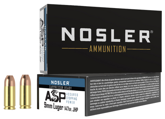 Nosler Assured Stopping Power 9MM 147gr JHP - 51325 - 50rd