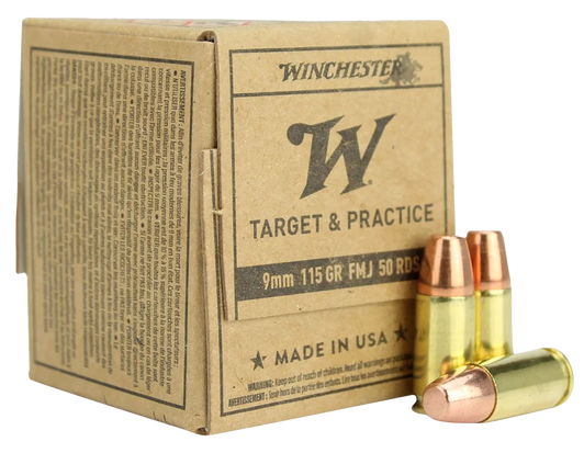 Winchester Ammo Usa, Win Sg9w50          9mm     115 Fmj          50/20