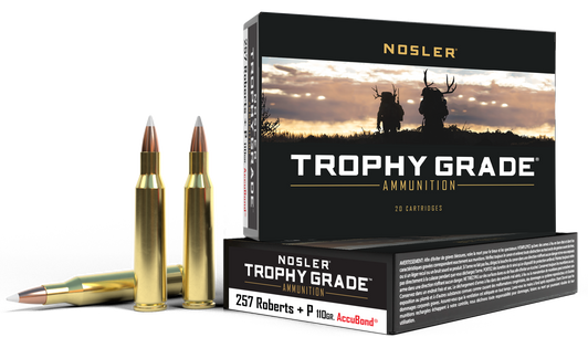 Nosler Trophy Grade, Nos 60010 Trophy 257rob+p 110 Ab             20/10