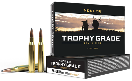 Nosler Rifle 25-06REM 100gr Partition - 60005 - 20rd