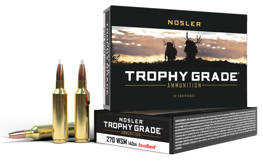 Nosler Rifle 270 WSM 140gr AccuBond - 60030 - 20rd
