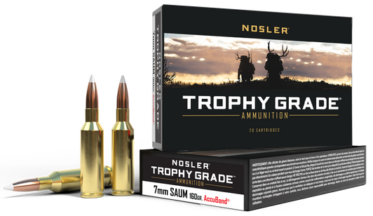 Nosler Trophy Grade, Nos 60045 Trophy 7mmsau   160 Ab             20/10