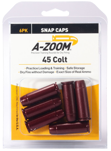 A-zoom Revolver, Azoom 16124      Snap Caps 45 Lc               6pk