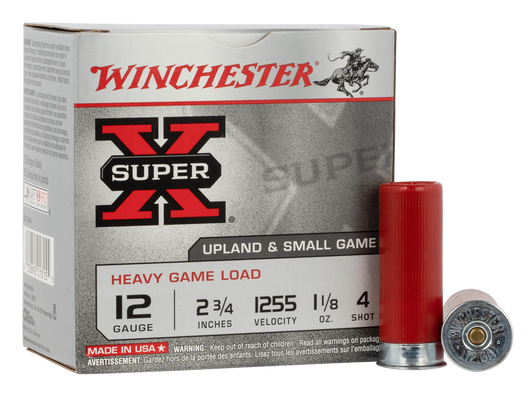 Winchester Ammo Super X, Win Xu12h4     Sup-x Hvygm 12 2.75 4sh  11/8 25/10