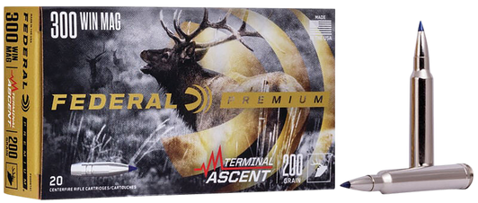 Federal Premium 300 Winchester Magnum 200gr Terminal Ascent - P300WTA1 - 20rd