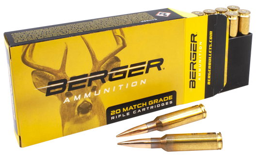 Berger Bullets Elite Hunter 6.5 Creedmoor 156gr Boat Tail per - 65-31070 - 20rd