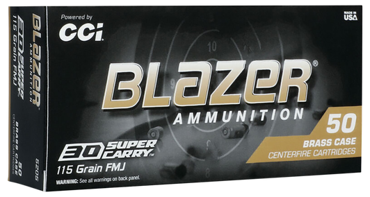 Blazer Blazer Brass 30 Super Carry 115gr FMJ - 5205 - 50rd
