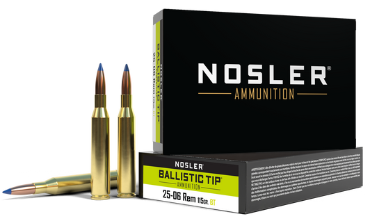 Nosler Ballistic Tip, Nos 40071 Blstc  25-06   115 Bt              20/10
