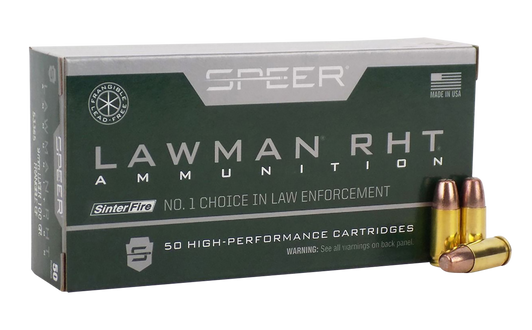 Speer Ammo Lawman, Speer 53365 Lawman Rht   9mm   100 Frngble   50/20