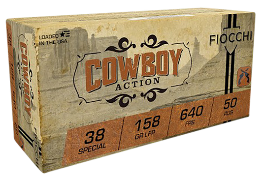 Fiocchi Cowboy Action, Fio 38ca      38sp       158 Lfp             50/10
