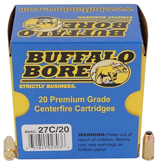 Buffalo Bore Ammunition Personal Defense, Bba 27c/20    380a +p     90  Jhp            20/12