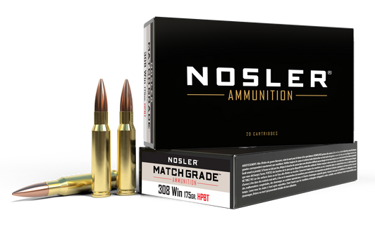 Nosler Match Grade, Nos 60072 Cc 308 Match    175 Hp             20/10