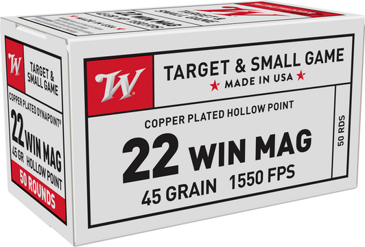 Winchester Ammo Usa, Win Usa22m          22wmr    45 Dypt         50/40