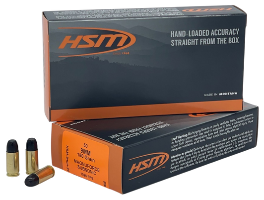 Hsm , Hsm 9mm24n       9mm      180gr Hclfn        50/10