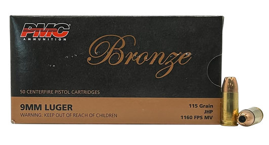 Pmc Bronze, Pmc 9b       9mm     115 Jhp                 50/20