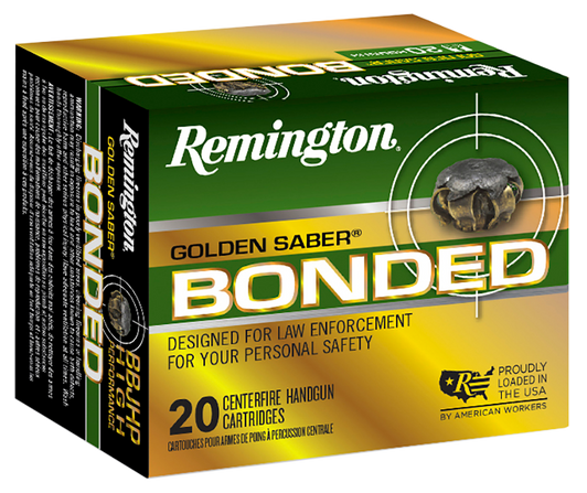 Remington Ammunition Golden Saber Bonded, Rem R21368           10m Gs Bnd 180 Bjhp     20/25