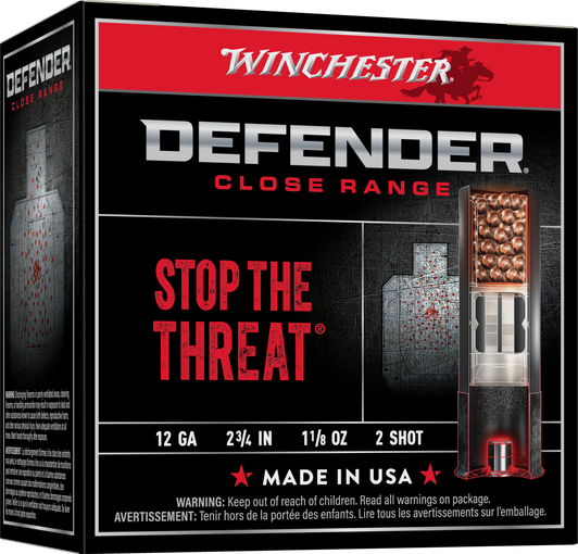 Winchester Ammo Defender, Win S122pd25 Defender 12 2.75 2sh 11/8 25/10 2A Warehouse