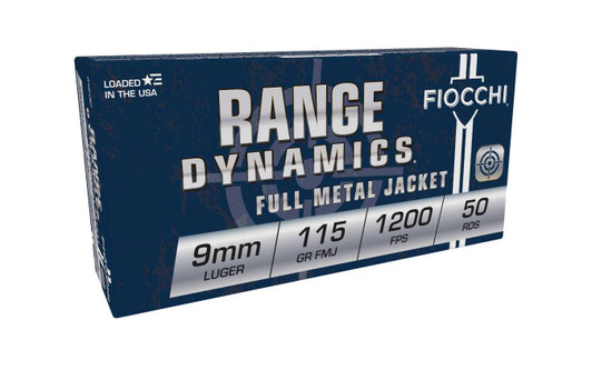 Fiocchi 9MM 115GR FMJ - 9AP - 1,000rd Case - Ships FREE 2A Warehouse