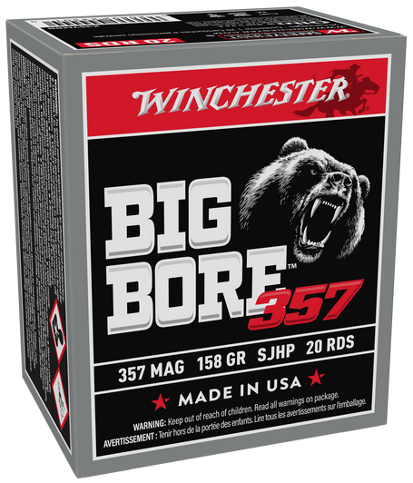 Winchester Ammo Big Bore, Win X357mbb 357mag 158 Sjhp Bigbore 20/10 2A Warehouse