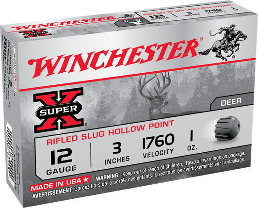 Winchester Ammo Super X, Win X123rs15 Super-x 12 3in Slug 1oz 5/50 2A Warehouse
