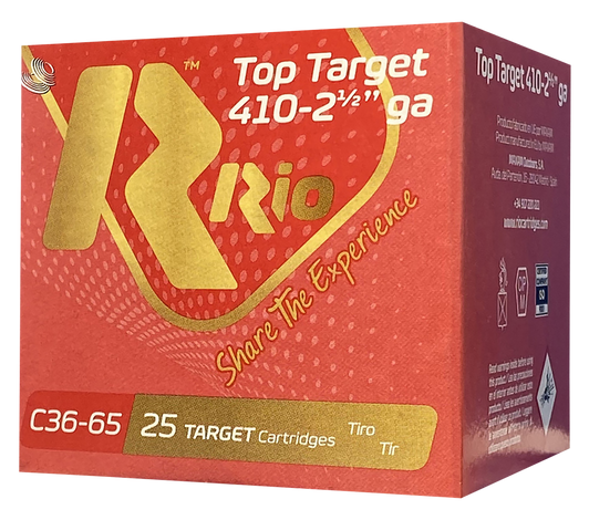 Rio Ammunition Top Target, Rio Rc3675 Top Trgt 410 2.5 7sht 1/2 25/10 2A Warehouse