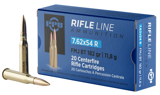 Ppu Metric Rifle, Ppu Pp76254f 7.62x54r 182 Fmj 20/10 2A Warehouse