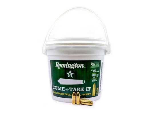 Remington UMC 9MM 115GR FMJ - L9MM3BD - 350rd Bucket - Ships FREE 2A Warehouse
