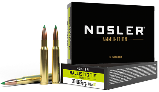 Nosler Ballistic Tip, Nos 40072 Trophy 3006     180 Bt             20/10