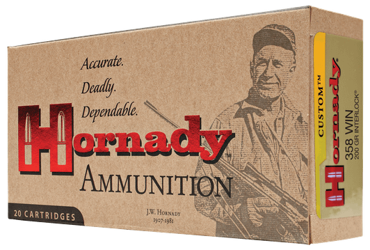 Hornady Custom, Horn 91318 Custom 358 Win 200 Sp 20/10 2A Warehouse