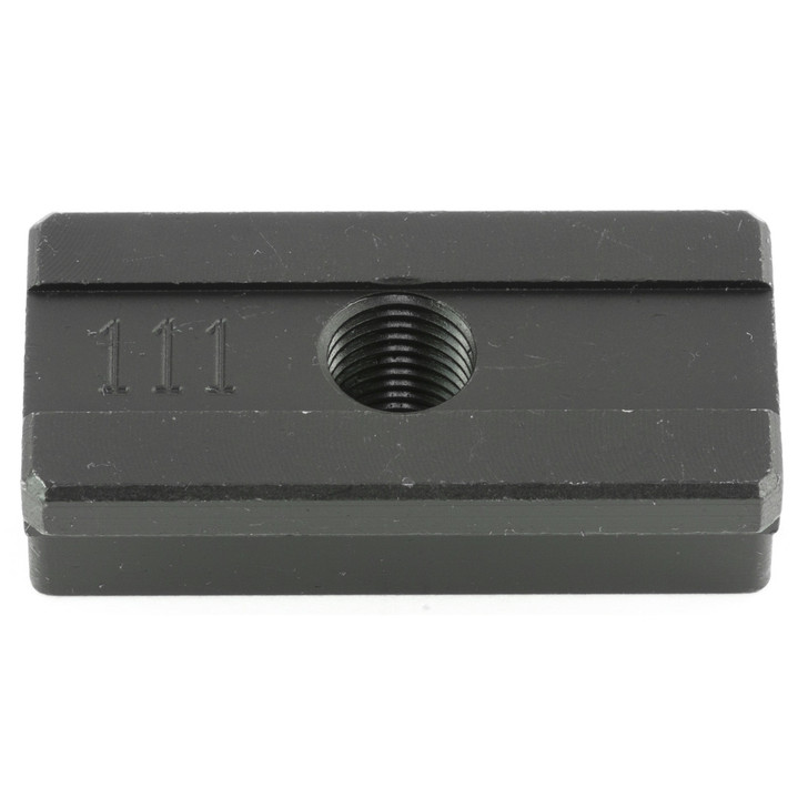 MGW Armory Universal Sight Tool Shoe Plate  For Beretta 92  Use With RangeMaster Universal Tool SP800  Black Finish MGWSP111