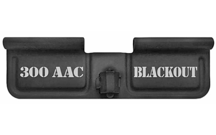 Bastion 300AAC  AR-15 Ejection Port Dust Cover  Black/White Finish  300AAC/Blackout Laser Engraved On Open Side Only  Fits Standard 223/556/6.8/6.5 BASEPDC-BW-300AAC