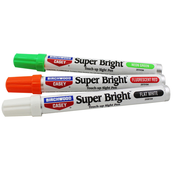 Birchwood Casey Super Bright Pen Kit  Green/Red/White  Blister Card 15116