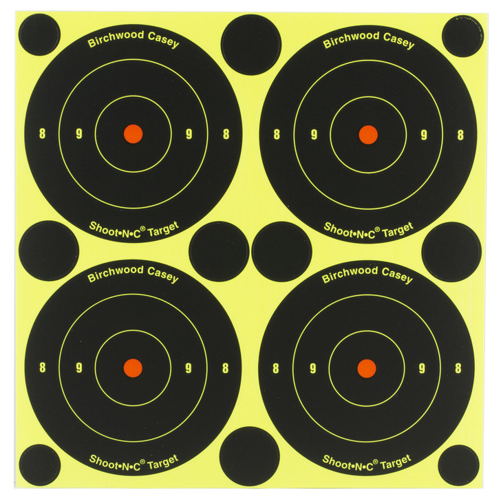 Birchwood Casey Shoot-N-C Target  Round Bullseye  3"  240 Targets 34375-90