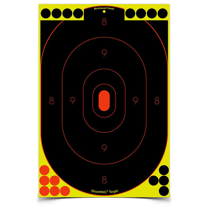 Birchwood Casey Shoot-N-C Target  Silhouette  12x18  5 Targets 34605